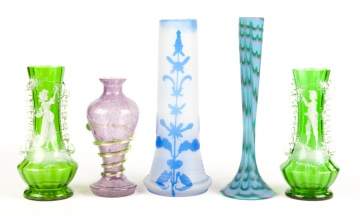 Group of Art Glass Vases