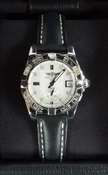 Breitling Galactic 36 Automatic Diamond &  Mother of Pearl Dial Ladies Watch