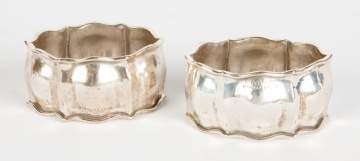 Two Buccellati Sterling Silver Napkin Rings