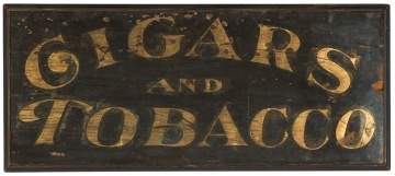 Vintage Cigars & Tobacco Sign