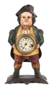 Bradley & Hubbard 'The Admiral' Cast Iron Blinking Eye Clock