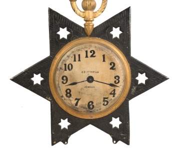 19th Century Cast Iron & Tin Jewelers Sign