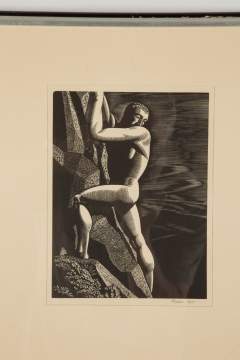 Rockwell Kent (American, 1882-1971) "The Mountain Climber"
