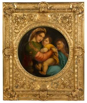 After Rafael, Madonna della Sedia (Madonna & Child)