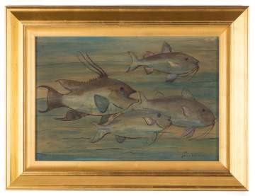 Jane Peterson (American, 1876-1965) "School of Fish"