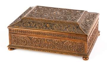 Louis XIV Style Carved Pear Wood Casket