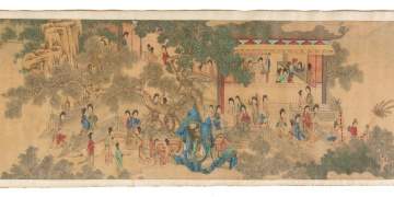 Attributed to Qiu Ying (1494-1552) Chinese Handscroll