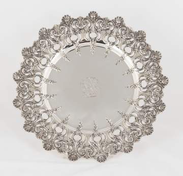 Tiffany Makers Sterling Silver Round Tray