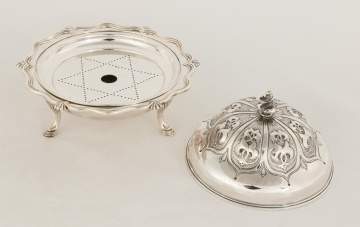 Early Tiffany Makers Sterling Silver Butter Dish