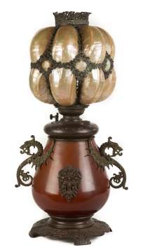 Bradley and Hubbard Victorian Oil Lamp