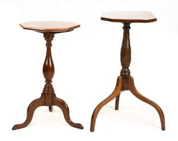 Two New England Candle Stands