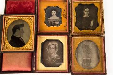 Four Daguerreotypes and One Tin Type