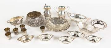 Group Silver and Sterling Silver Table Items