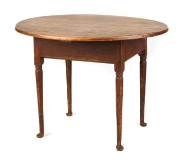 Queen Anne Oval Tavern Table