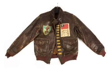 74th Bomber Squadron Painted A2 Flight Jacket