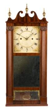 Rare Merriman, Birge & Co. Reeded Column Clock