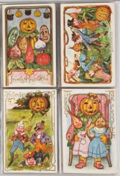 Vintage Halloween Post Cards 