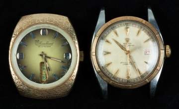 Rolex Two Tone & 14K Gold Lucien Piccard Wrist  Watch Faces