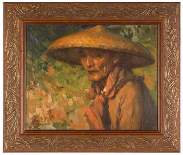 Fernando Cueto Amorsolo (Filipino, 1892-1972) Man with Hat