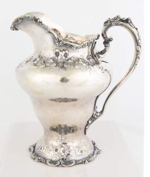 Dominick and Half Sterling Silver Water Pitcher