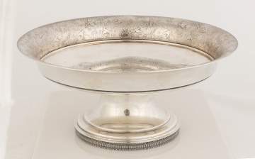Rare Tiffany & Co. Compote with Japanese Motif
