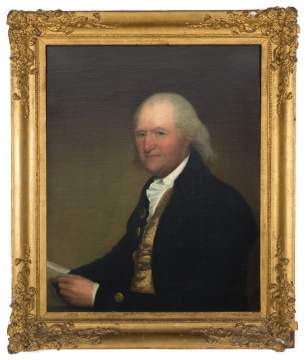 Attributed to Gilbert Stuart (American, 1755-1828) Winthrop Astor Chanler's "Portrait of Petrus Stuyvesant"