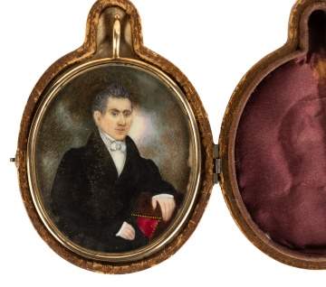Early 19th Century Miniature Portrait of a Gentleman 