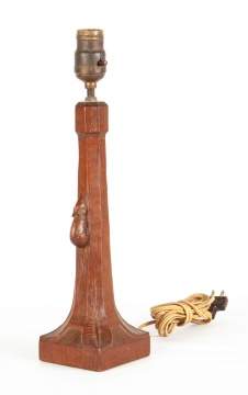 Attributed to Robert Thompson 'Mouse Man' Lamp