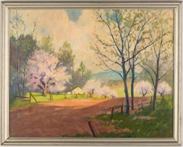 Clifford Ulp (American, 1885–1958) Spring Landscape