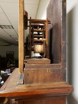 Rare Joseph Ives Tall Case Clock