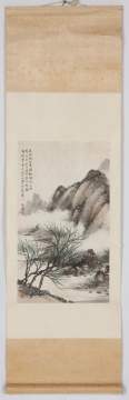 Japanese Hand Painted Hanging Scroll