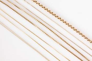 Group of Gold Bracelets and Necklaces