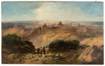 Andrew Melrose (American, 1836-1901) View of Jerusalem