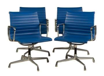 Four Charles and Ray Eames Office Chairs