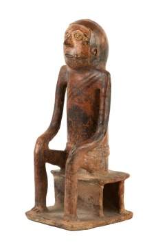 Seated Peruvian, Pre-Columbian Figure