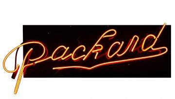 Vintage Neon Packard Sign