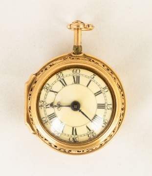 Early English Gold Pocket Watch