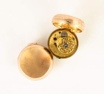 English Gold Pocket Watch
