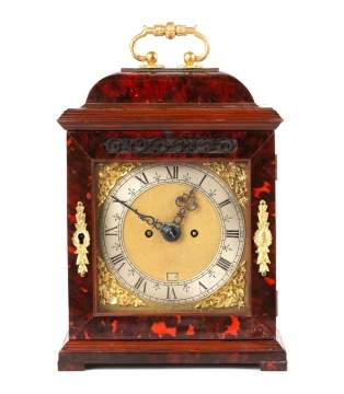 Fine Diminutive Shell Cased Bracket Clock