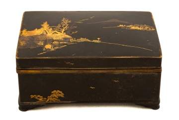 Japanese Mixed Metal Covered Box