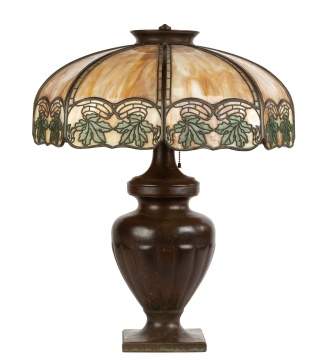 Handel Arts and Crafts Style Panel Lamp