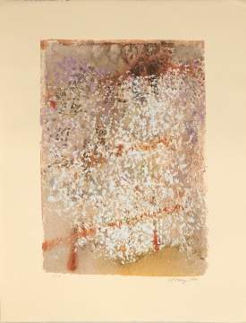 Mark Tobey, (American, 1890 – 1976)  "Blossoming Moments"