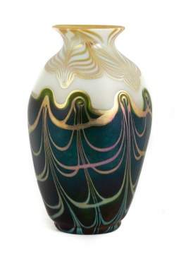 Fine Steuben Decorated Vase