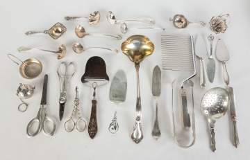 Group of Sterling Silver Serving Items etc.
