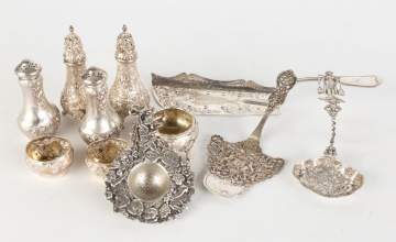 Group Sterling Silver Table Items
