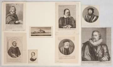 Group of Early Etchings and Drawing