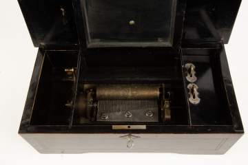 Swiss Cylinder Music Box.