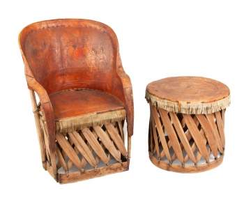 Southwestern Chair & Ottoman