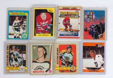 Fourteen NHL Trading Cards