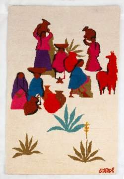 Olga Fisch "Indio" Tapestry